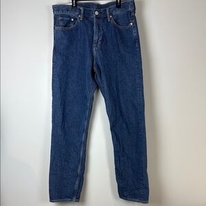 H&M Relaxed Blue Jeans with Classic Denim Texture
